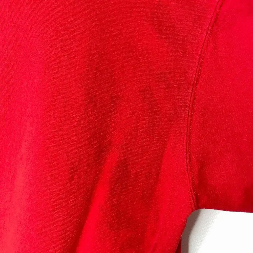 Vintage Champion Red & Black Spell Out T-Shirt - Picture 8 of 9